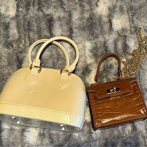 Two mini purses